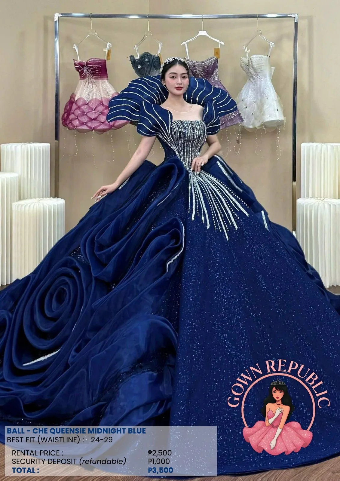 Ball Gowns: Blue 119
